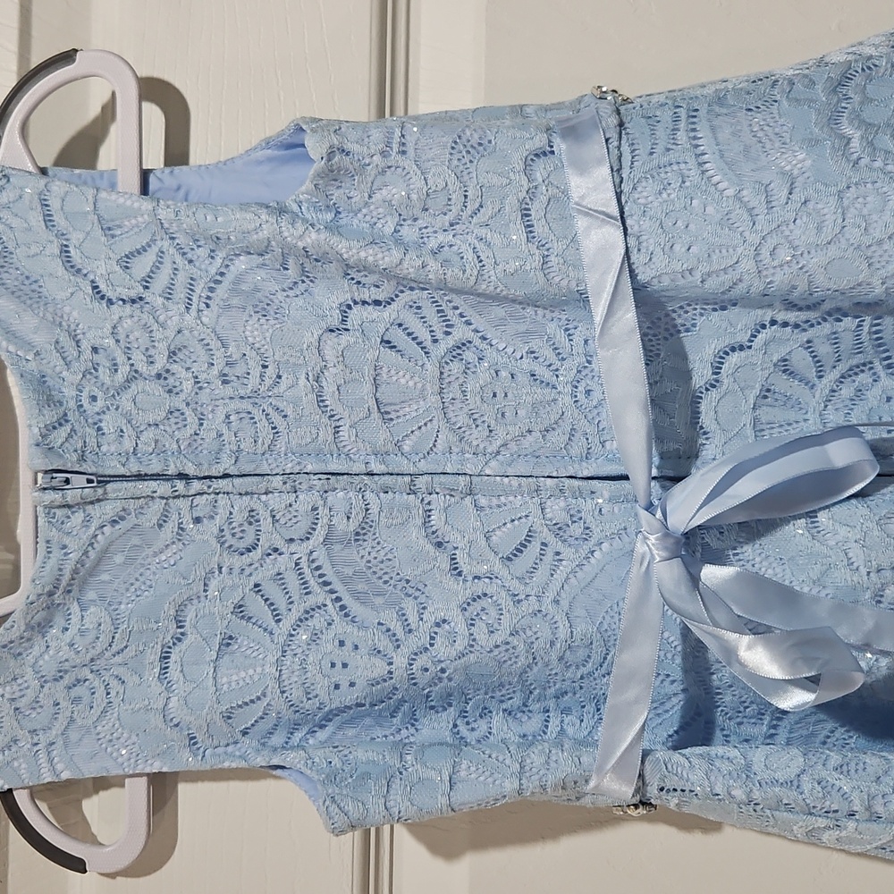 Girls High/ Low Sunday Dress - Picture 4 of 6